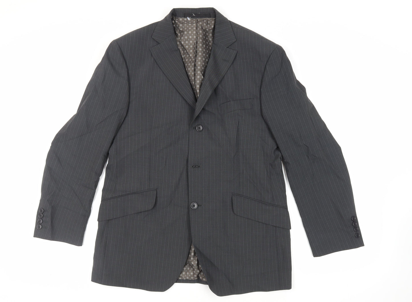 Mens UK Size 40 Marks and Spencer Regular Grey Suit Jacket