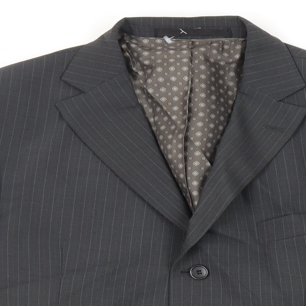 Mens UK Size 40 Marks and Spencer Regular Grey Suit Jacket
