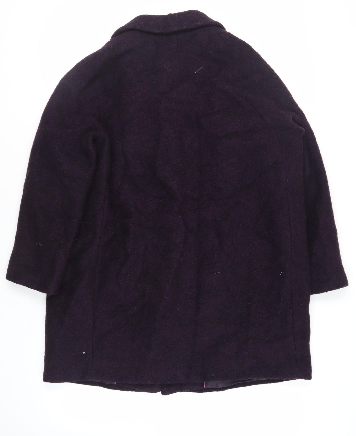 Womens UK Size 16 Per Una Purple Overcoat
