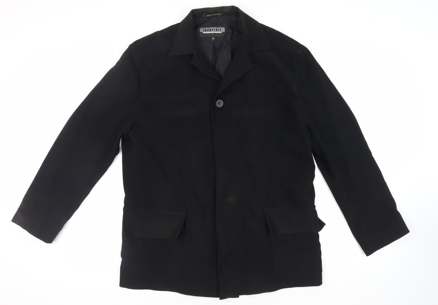 Mens UK Size XL Identikit Black Jacket