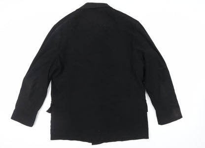 Mens UK Size XL Identikit Black Jacket
