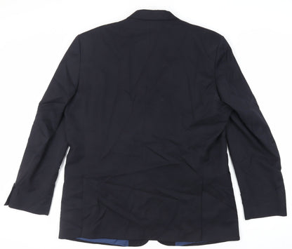 Mens UK Size 48 Marks and Spencer Regular Blue Suit Jacket