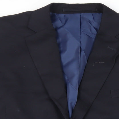 Mens UK Size 48 Marks and Spencer Regular Blue Suit Jacket