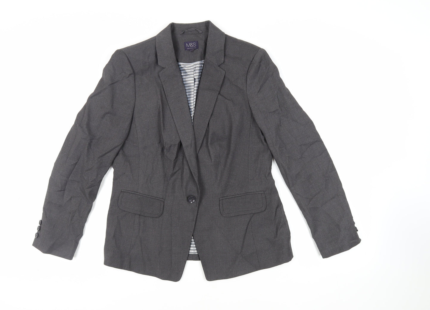 Womens UK Size 14 Marks and Spencer Grey Jacket