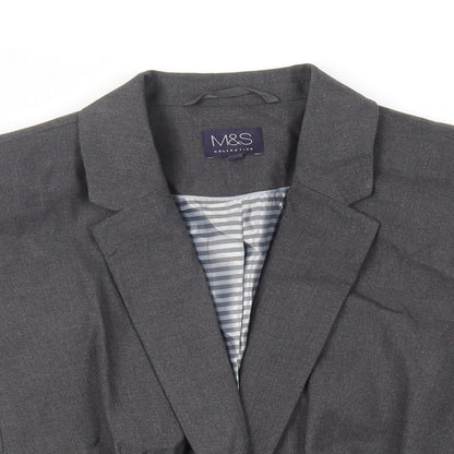 Womens UK Size 14 Marks and Spencer Grey Jacket