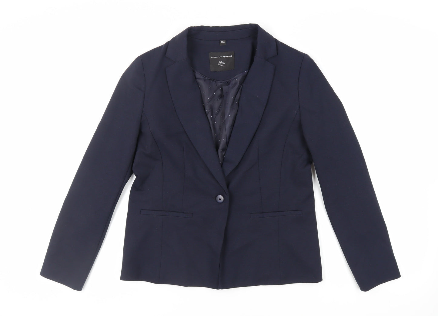 Womens UK Size 12 Dorothy Perkins Blue Jacket