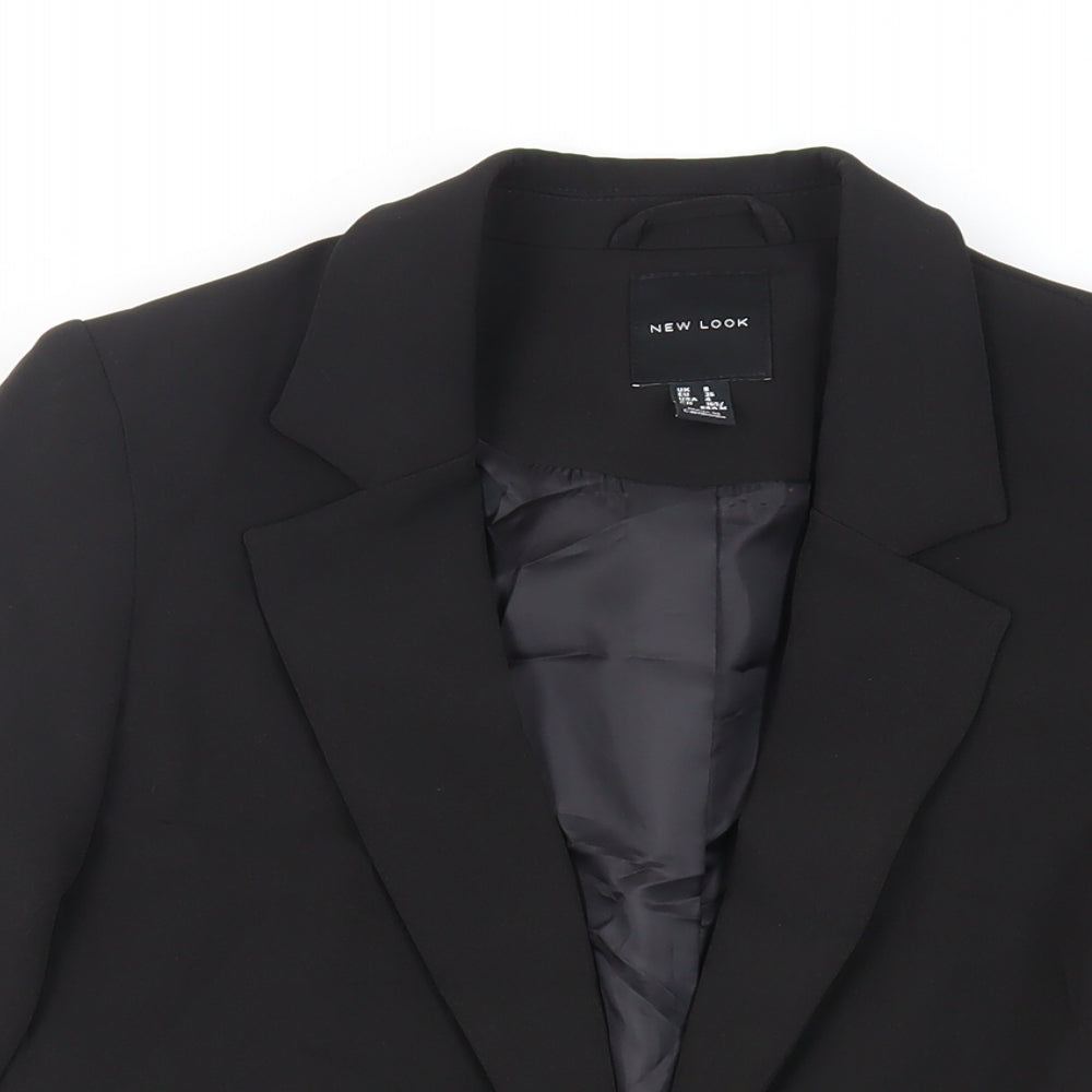 Womens UK Size 8 New Look Black Jacket