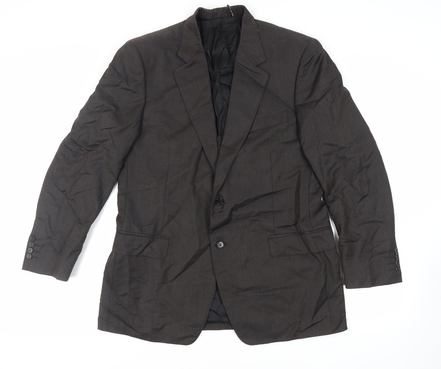 Mens UK Size 42 Canali Regular Brown Suit Jacket