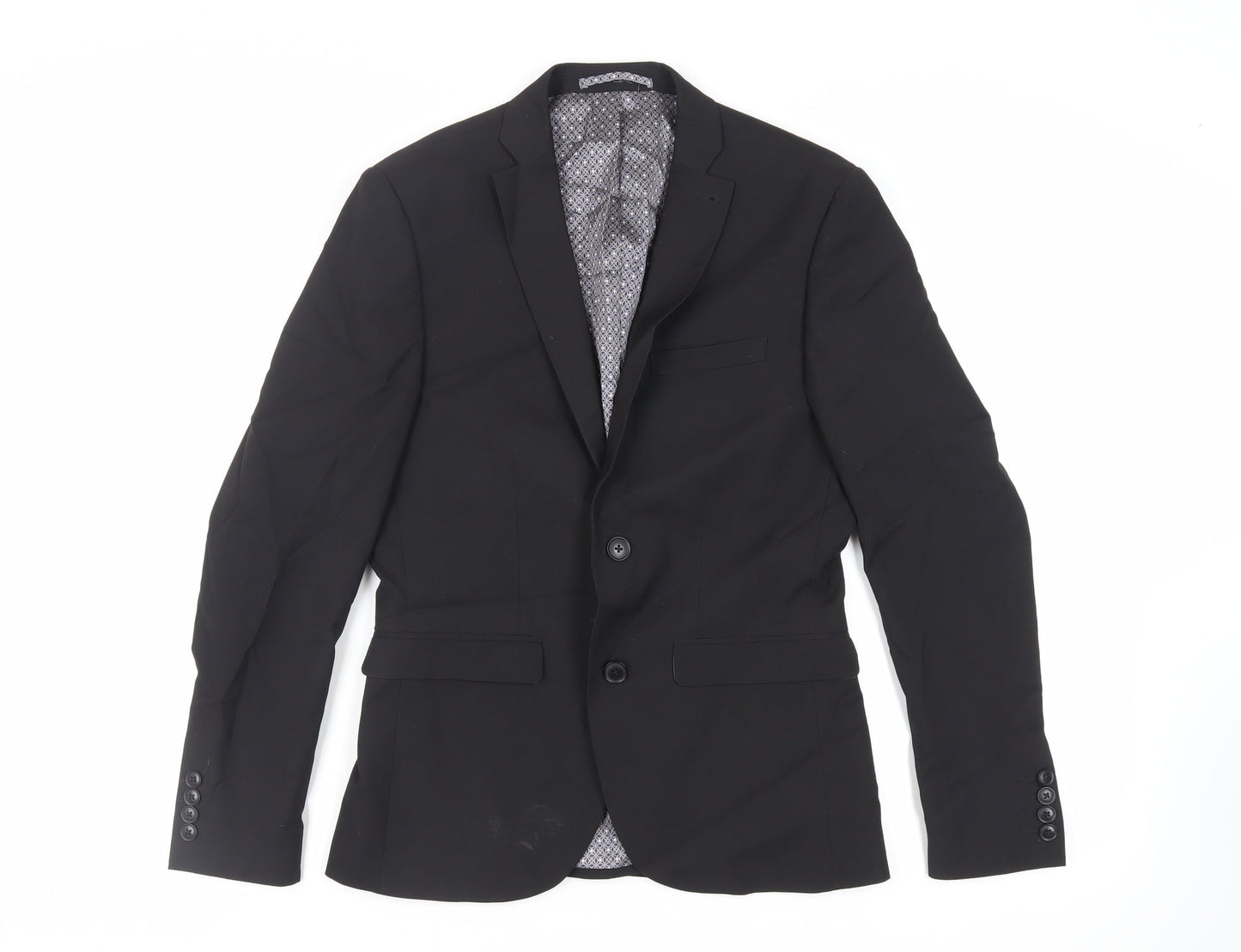 Mens UK Size 36 NEXT Regular Black Suit Jacket