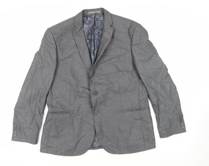 Mens UK Size 44 Scott & Taylor Regular Grey Suit Jacket