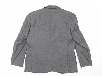 Mens UK Size 44 Scott & Taylor Regular Grey Suit Jacket