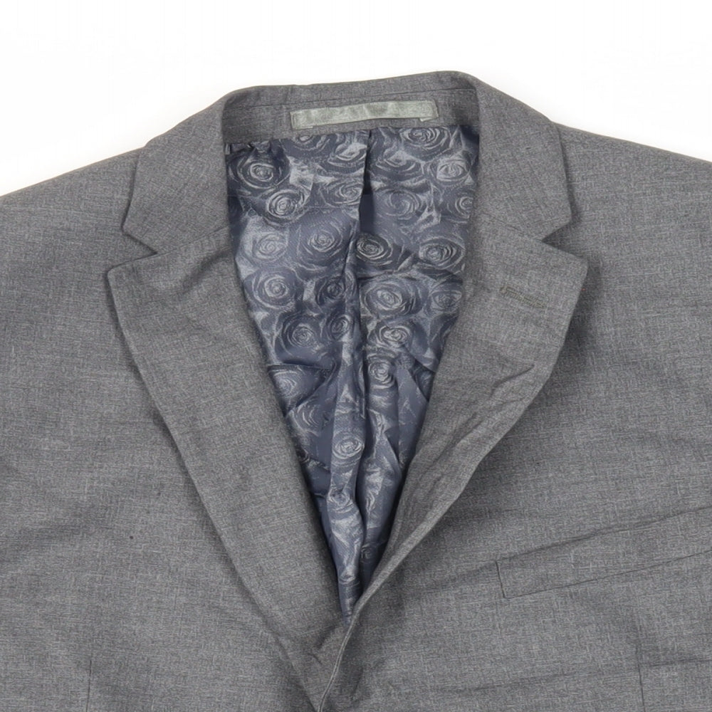 Mens UK Size 44 Scott & Taylor Regular Grey Suit Jacket