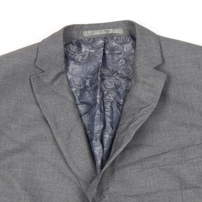 Mens UK Size 44 Scott & Taylor Regular Grey Suit Jacket