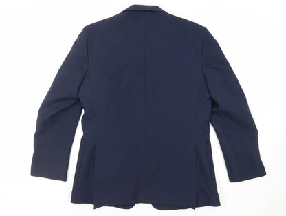 Mens UK Size 42 Greenwoods Regular Blue Suit Jacket