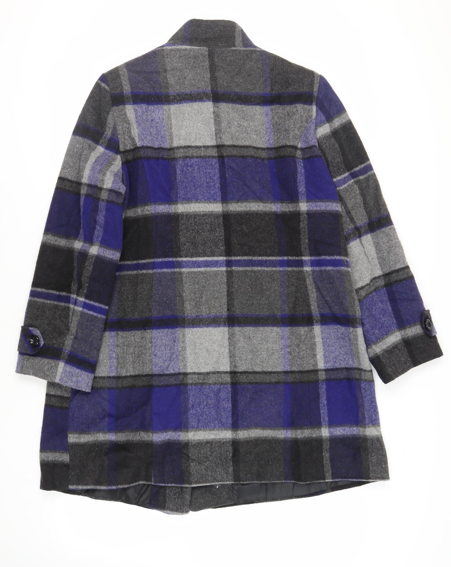 Womens UK Size 16 Debenhams Blue Overcoat