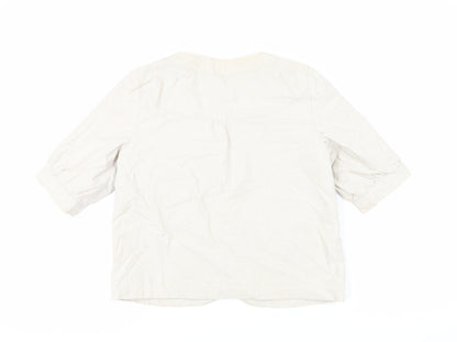 Womens UK Size 10 Marks and Spencer Beige Jacket