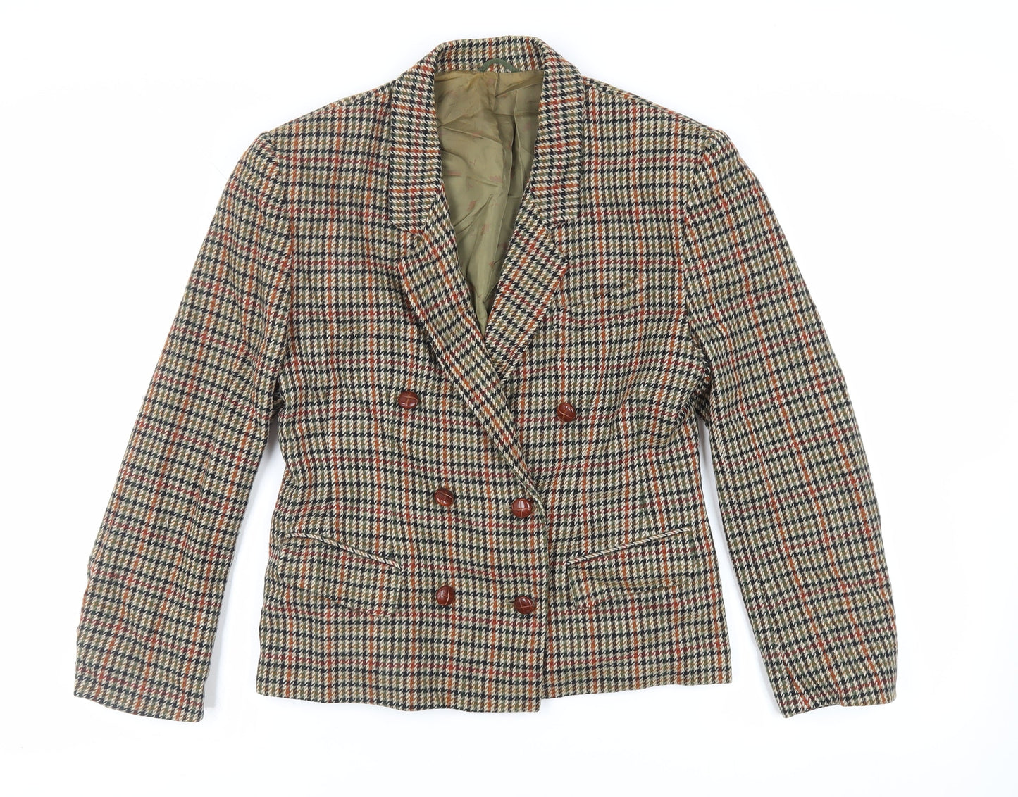 Womens UK Size 12 St Michael Green Jacket