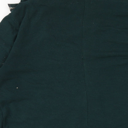 Apricot Womens Green Polyester A-Line Size 14 Mock Neck Pullover