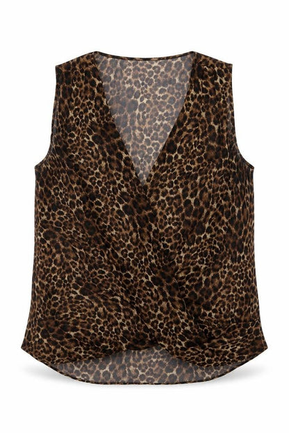 Womens UK Size 14 New Look Brown Basic Blouse