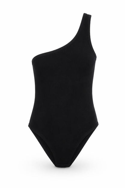 Womens UK Size 6 Topshop One-Piece Black Bodysuit