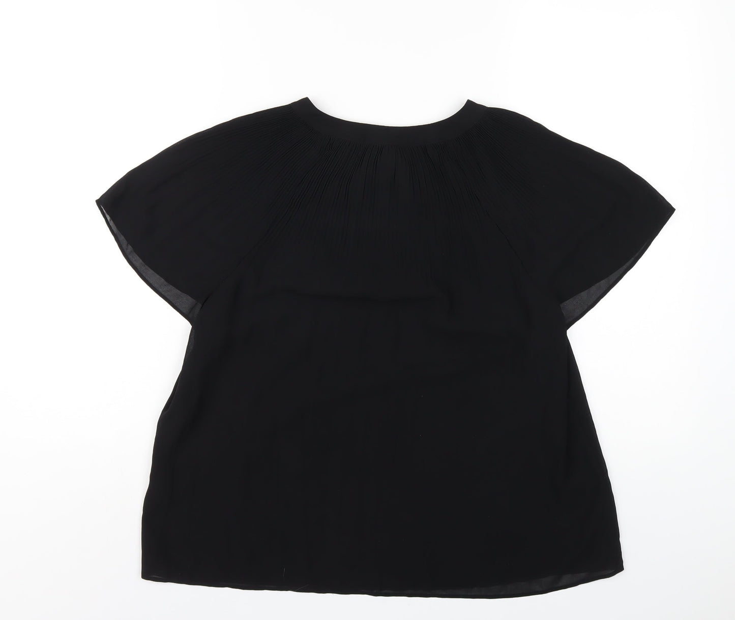 Womens UK Size S H&M Black Basic T-Shirt