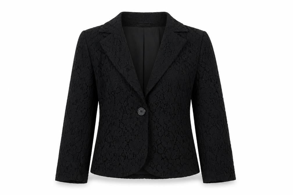 Womens UK Size 8 H&M Black Jacket
