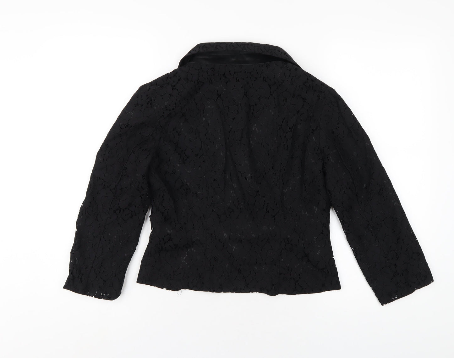 Womens UK Size 8 H&M Black Jacket