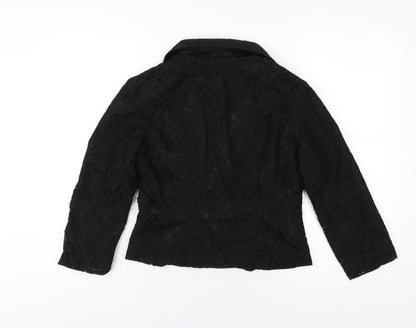 Womens UK Size 8 H&M Black Jacket