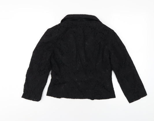 Womens UK Size 8 H&M Black Jacket