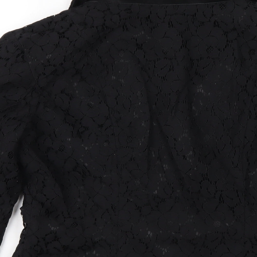 Womens UK Size 8 H&M Black Jacket