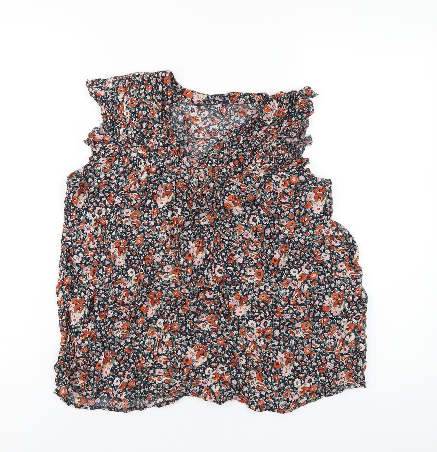 Womens UK Size 10 NEXT Multicoloured Basic T-Shirt