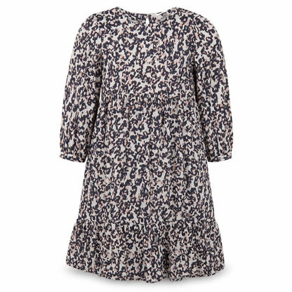 NEXT Girls Multicoloured Geometric Viscose A-Line Size 9 Years Round Neck Button