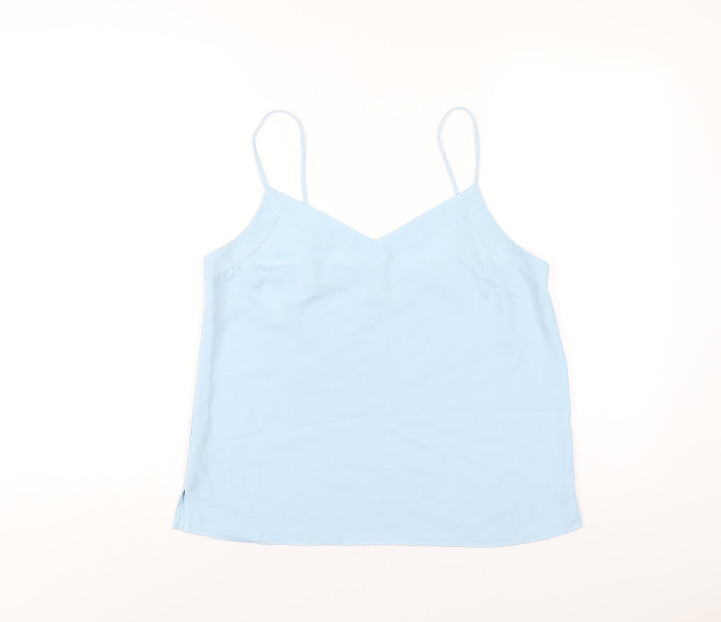 Womens UK Size 12 Topshop Blue Camisole T-Shirt