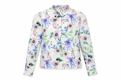 Womens UK Size 6 H&M Multicoloured Basic Button-Up