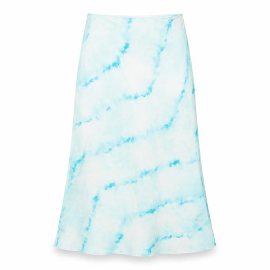 Womens UK Size M Bershka A-Line Satin Skirt