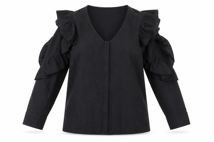 Womens UK Size 16 Boohoo Black Basic T-Shirt