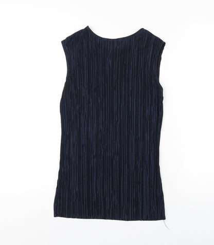Womens UK Size 10 Dorothy Perkins Blue Basic Tank
