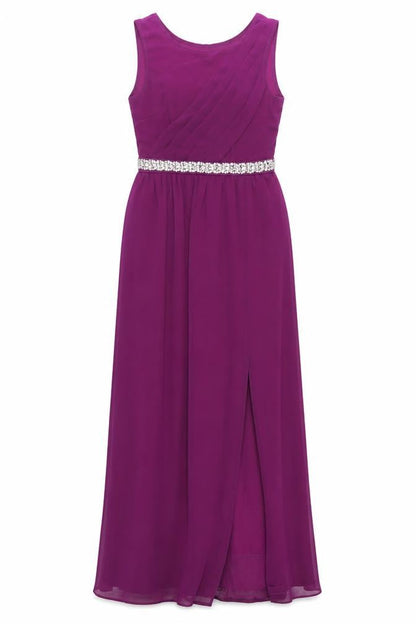Julien Macdonald Womens Purple Polyester Mermaid Size 8 Round Neck Zip
