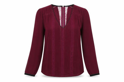 Womens UK Size S Daniel Rainn Purple Basic Blouse
