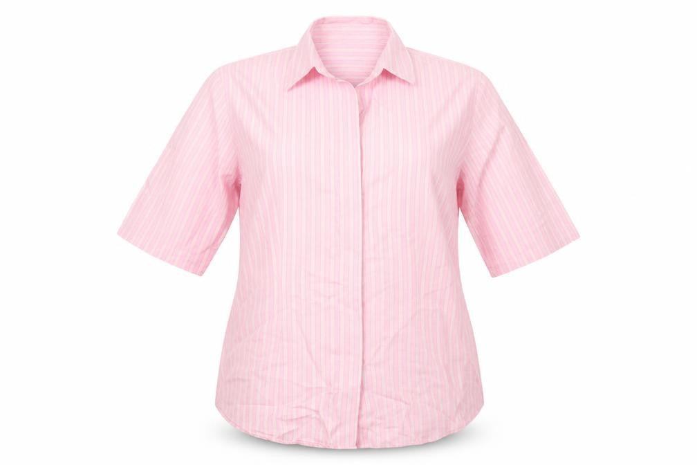 Womens UK Size 16 Brook Taverner Pink Basic Button-Up