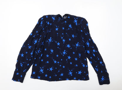 Womens UK Size 10 Marks and Spencer Black Basic Blouse