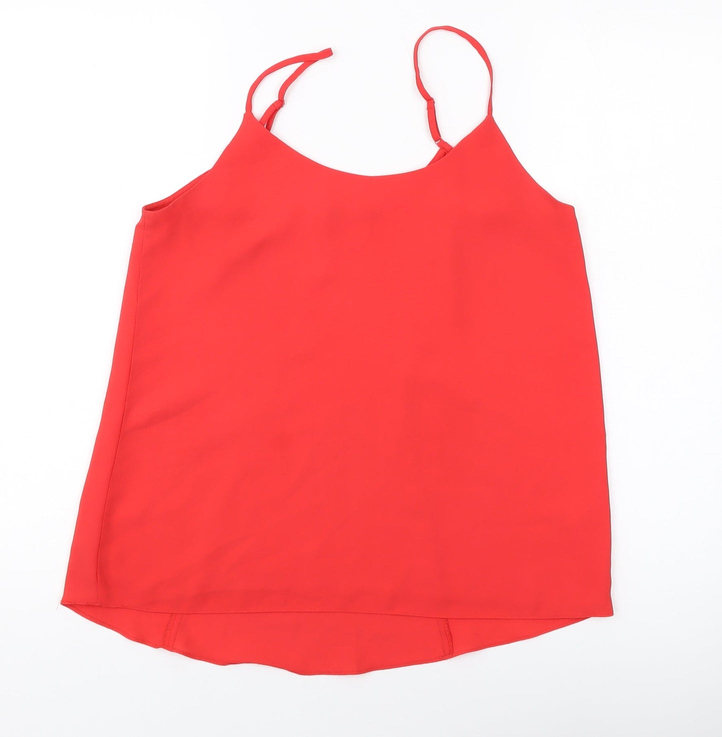 Womens UK Size 10 Oasis Red Basic Tank