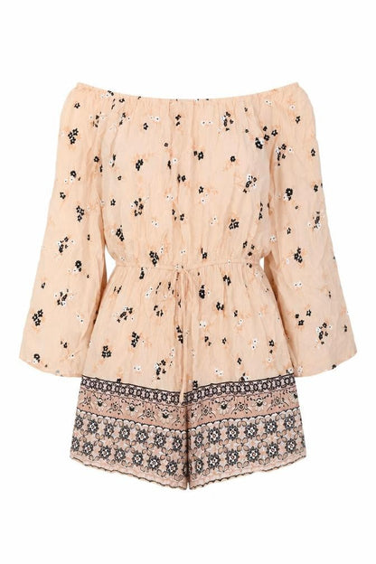 Womens UK Size 6 New Look One-Piece Pink Playsuit