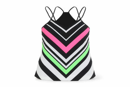 Womens UK Size 8 River Island Multicoloured Basic Tank