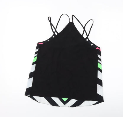Womens UK Size 8 River Island Multicoloured Basic Tank