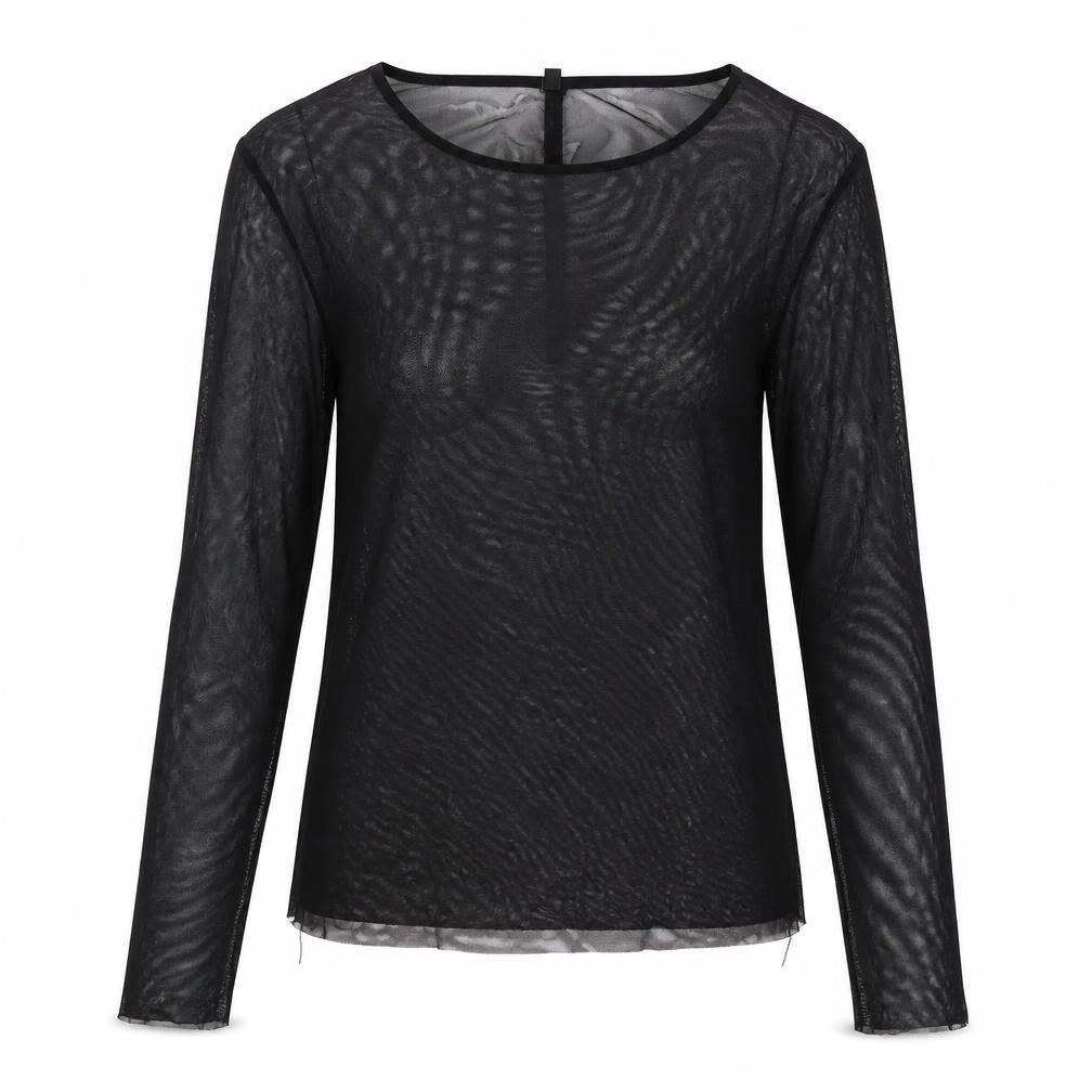 Womens UK Size S Stradivarius Black Basic T-Shirt