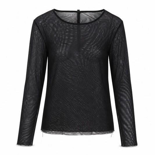 Womens UK Size S Stradivarius Black Basic T-Shirt
