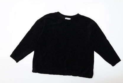 Womens UK Size 12 Per Una Black Basic Blouse