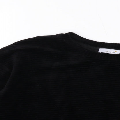 Womens UK Size 12 Per Una Black Basic Blouse