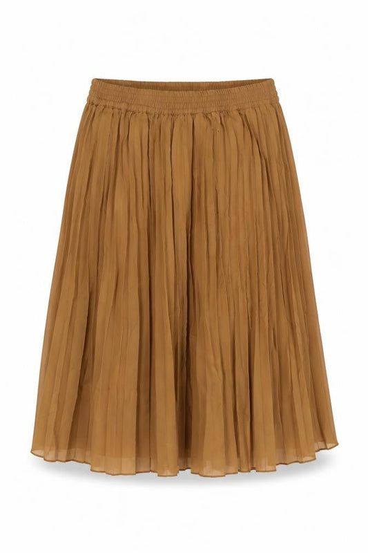 Womens UK Size 10 Cotton Traders Pleated Chiffon Skirt
